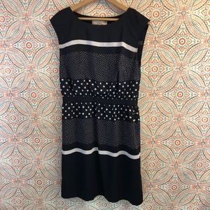 LOFT - Black & White Summer Dress